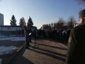 К Дню памяти воинов-интернационалистов в Сморгони прошел митинг
