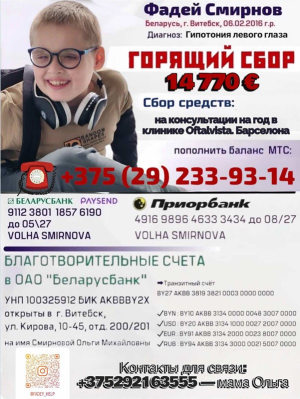 Помощь ФАДЕЙ СМИРНОВ