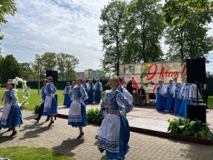 В городском парке Сморгони в День Победы было празднично и многолюдно