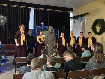Рождественский спектакль &quot;Святая ноч&quot;