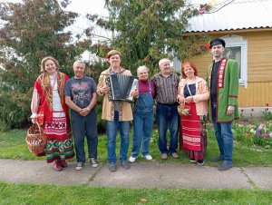 Пасхальный обряд «Валачобнікі» прошёл в Залессе и Оленце с песнями и добрыми пожеланиями!