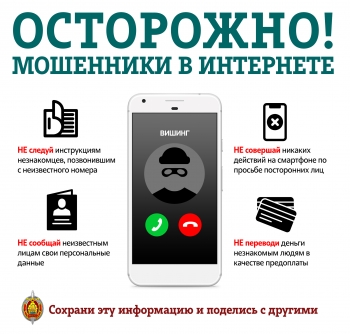 Осторожно мошенники в интернете