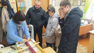 Игровая этнографическая программа с посещением музейной экспозиции &quot;Адкуль нашы карані&quot; для гостей из г. Солигорск.